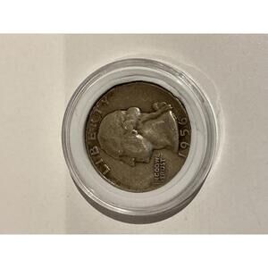 1956-D Washington Quarter – 90% Silver – Circulated Condition – Denver Mint G/VG